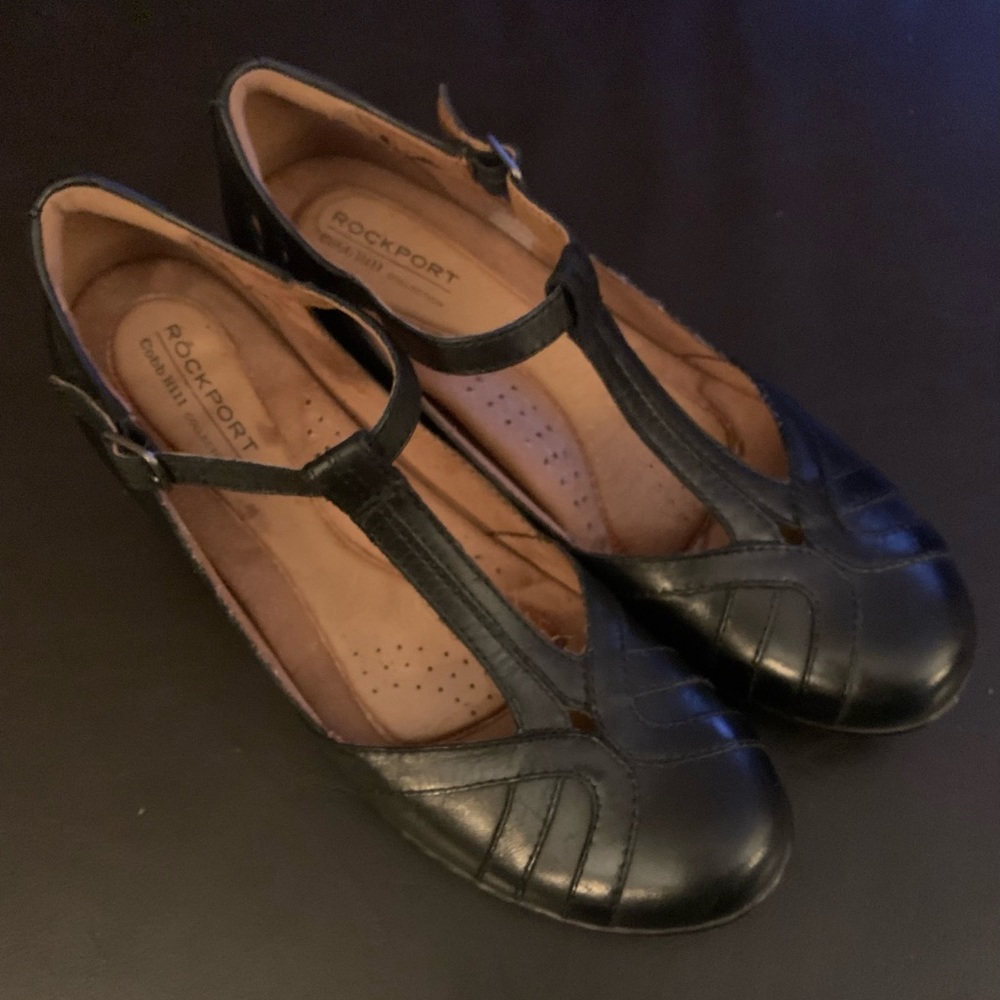 Rockport Cobhill Angelina shoes. 7.5 Almost new. Black
